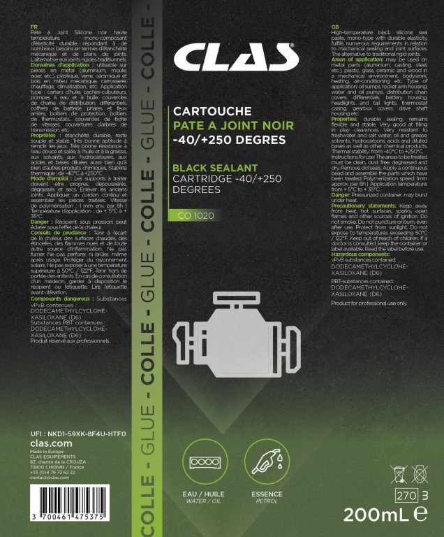 Pâte à Joint CLAS ref. CO 1020